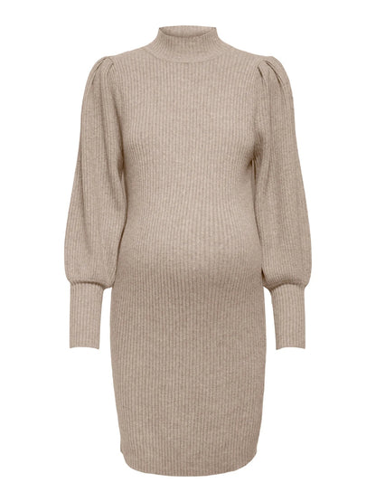 Zwangerschapsjurk Mini Damesjurk Hoge Hals Casual Stijl