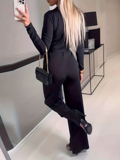 Jumpsuit Comfortabel en Stijlvol voor Vrouwelijke Dagen