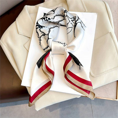 Sjaal Geprint Elegant Modisch Accessoire