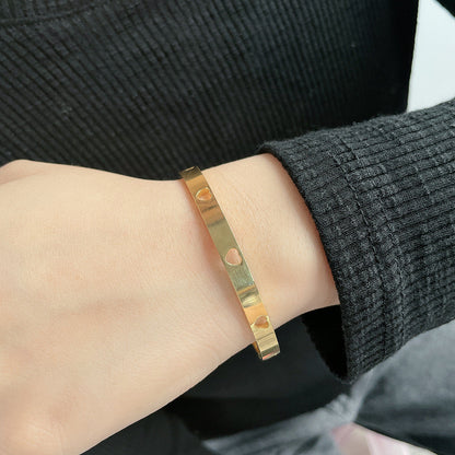 RVS Armband Dames met Hart Motief Roestvrij Staal - StudioMarella