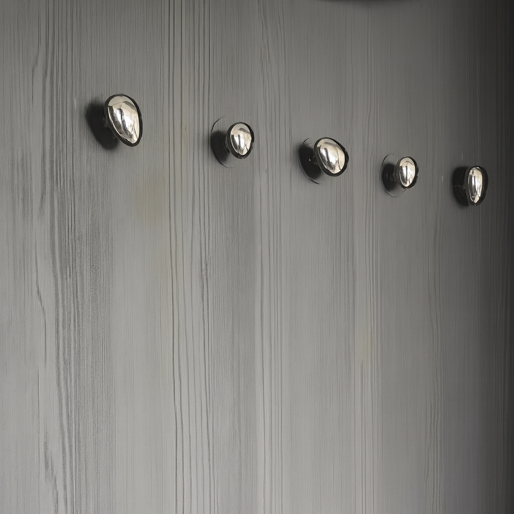 Wandhaak Druppel Chroom Keramiek Zilver Set 2 Stuks Hal Badkamer Modern