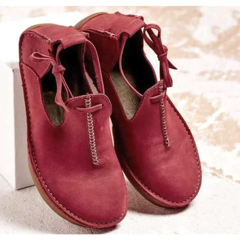 Dames Leren Schoenen Herfst Nieuwe Collectie