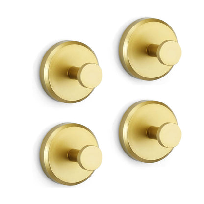 Handdoekhaak Zelfklevend Zonder Boren – Roestvrij Staal – Zwart, Zilver, Goud – 5,5×5,5×5,6 cm