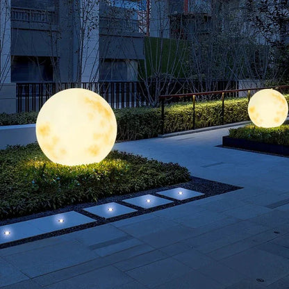 Buitenlamp Bol LED Maanlamp USB Oplaadbaar Weerbestendig 20 30 40 50 cm Warm Wit Tuin Terras Balkon Sfeerverlichting Decoratie