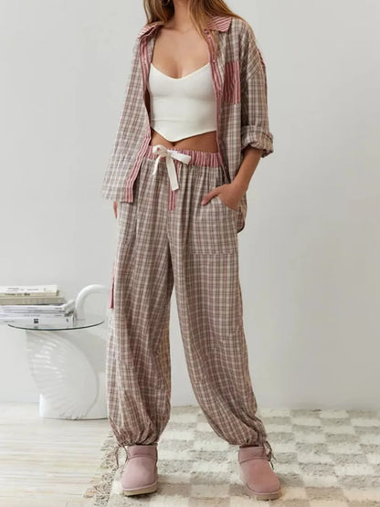 Vrouwelijke Pyjama Set 2 Delig Zacht Katoen