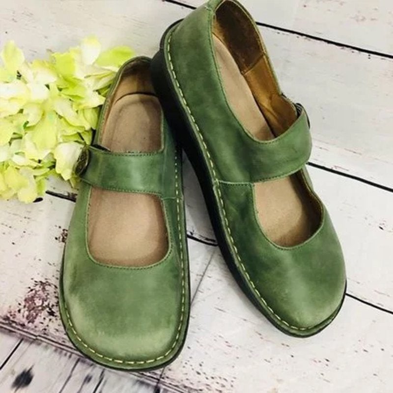 Suède Schoenen met Comfortabele Zool Vintage Look
