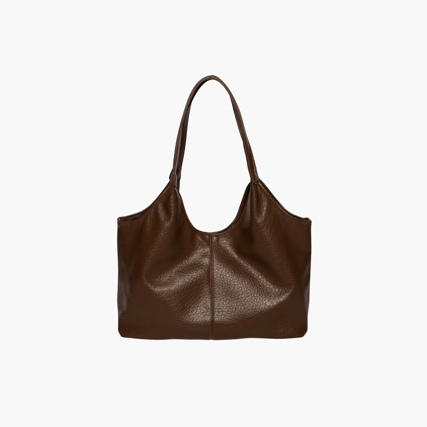 Vegan Schoudertas Dames Leren Look Ruim Tote Tas
