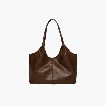 Vegan Schoudertas Dames Leren Look Ruim Tote Tas