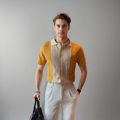 Heren Shirts Korte Mouw Casual Basic Modellen - StudioMarella