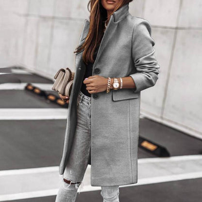 Zachte Winterjas voor Vrouw Elegant en Warm