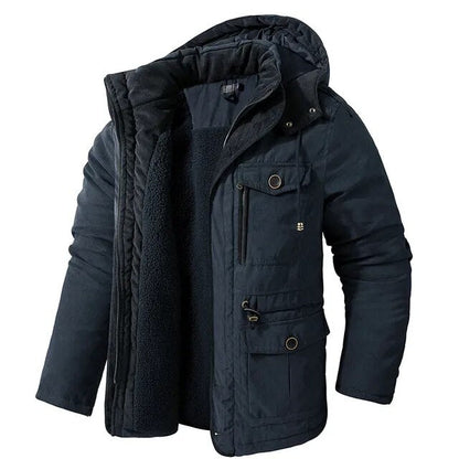 Warme Winterjas met Bontvoering voor Dames