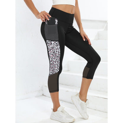Yoga Legging Dames Hoge Taille Sportbroek Luipaard Print Comfortabel