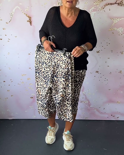 Leopard Print Broek voor Vrouw