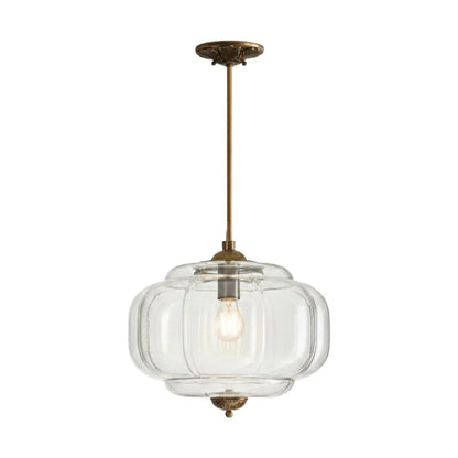 Vintage Melkglazen Hanglamp met Gegolfde Rand – Scandinavische Sfeerverlichting voor Keuken en Slaapkamer