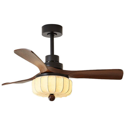 Vintage Plafondventilator met Verlichting en Afstandsbediening – Modern Design met 6 Snelheden