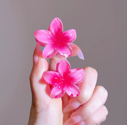 Bloem Haarclip Stevige Grip Elegant Rose Gouden Kleur