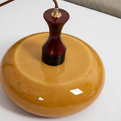 Hanglamp Glas Hout E27/E26 Woonkamer Eetkamer Slaapkamer Retro Vintage Verlichting