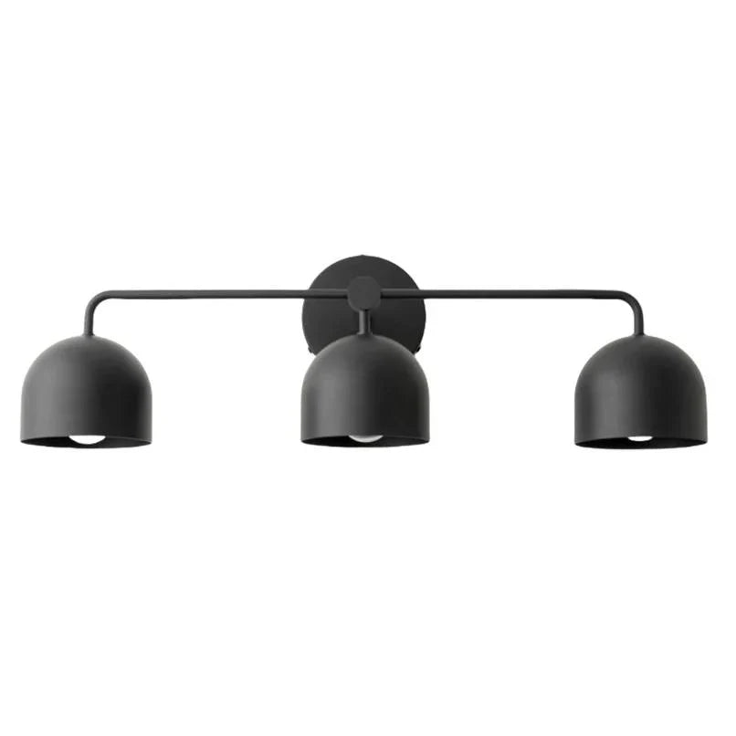Koepelkapjes Wandlamp Modern Scandinavisch Metaal Zwart Messing 2-3 Lichtpunten Badkamer Hal Slaapkamer Sfeerverlichting