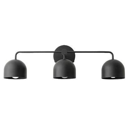 Koepelkapjes Wandlamp Modern Scandinavisch Metaal Zwart Messing 2-3 Lichtpunten Badkamer Hal Slaapkamer Sfeerverlichting