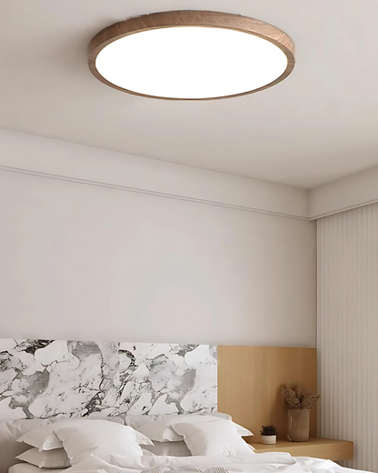 Ultraslanke Plafondlamp Hout 30cm 40cm Moderne Woonkamer Slaapkamer Verlichting