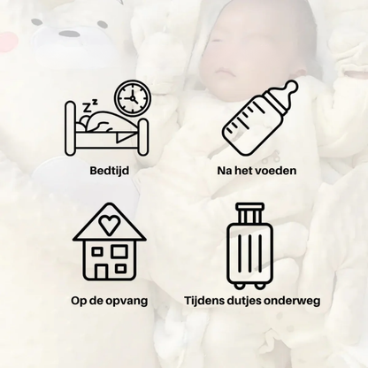 Sansoti | Slaapknuffel met zachte klopbeweging voor baby’s – rustgevend en veilig