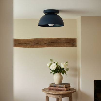 Minimalistische Plafondlamp Dome voor Compacte Ruimtes – Opbouwspot Beschikbaar in Meerdere Kleuren