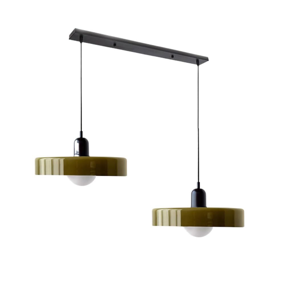Luccon Dubbele Hanglamp Glas G9 35 cm Modern Eettafel Woonkamer Design Verlichting