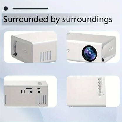 Compacte LED-projector 720P draadloos HDMI USB compatibel thuisbioscoop presentaties kantoor entertainment