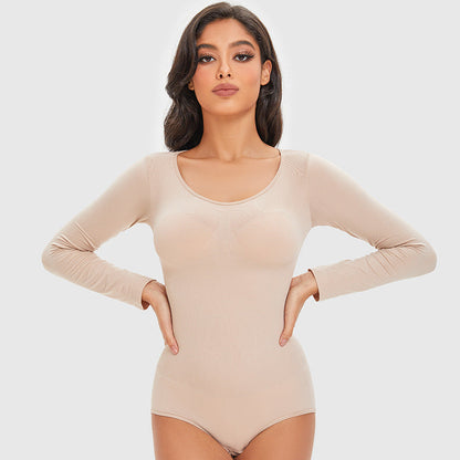 Dames Shapewear Correctie Body Lange Mouwen Slank