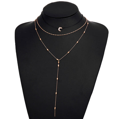 Gouden Choker Ketting voor Vrouw met Hangende Pendant