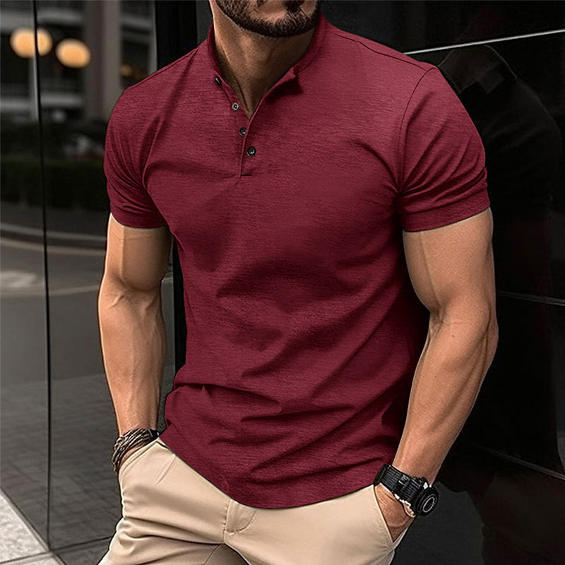 Klassieke Heren Poloshirt van Katoen Brio Stijl