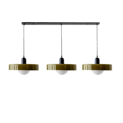 Luccon Triple Hanglamp Glas G9 Retro Kleuren Eettafel Woonkamer Design Verlichting Meerlamp