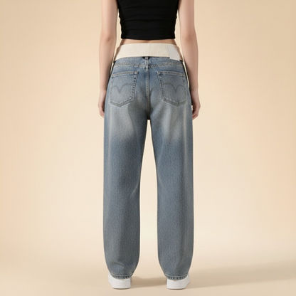 Vintage Baggy Jeans voor Dames High Waist