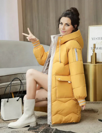 Dames Winterparka Halflang Warm en Waterdicht