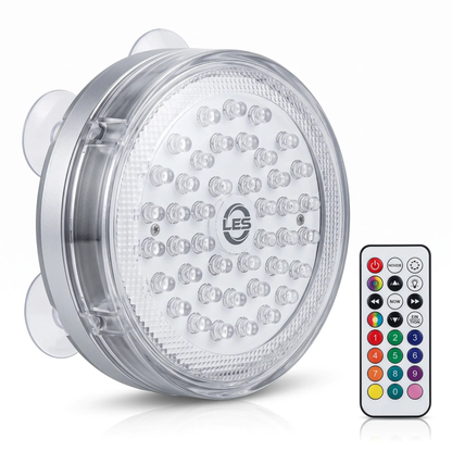 Waterdichte LED Lamp op Afstandsbediening met Magnetische Zuignap – Onderwater Sfeerverlichting voor Zwembad Aquarium Vijver
