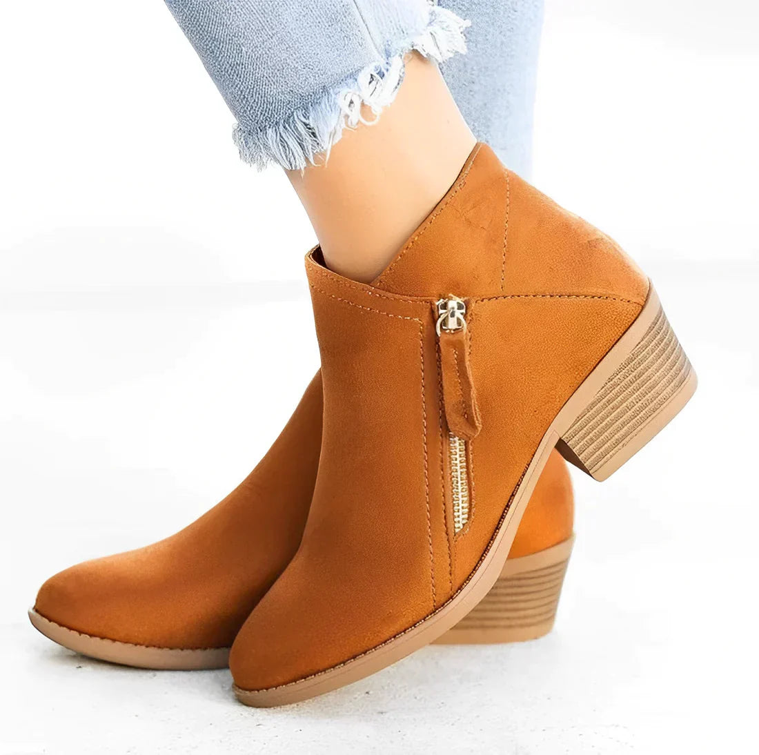 Dames Stiletto Enkellaarsjes Hoge Hak Zijrits