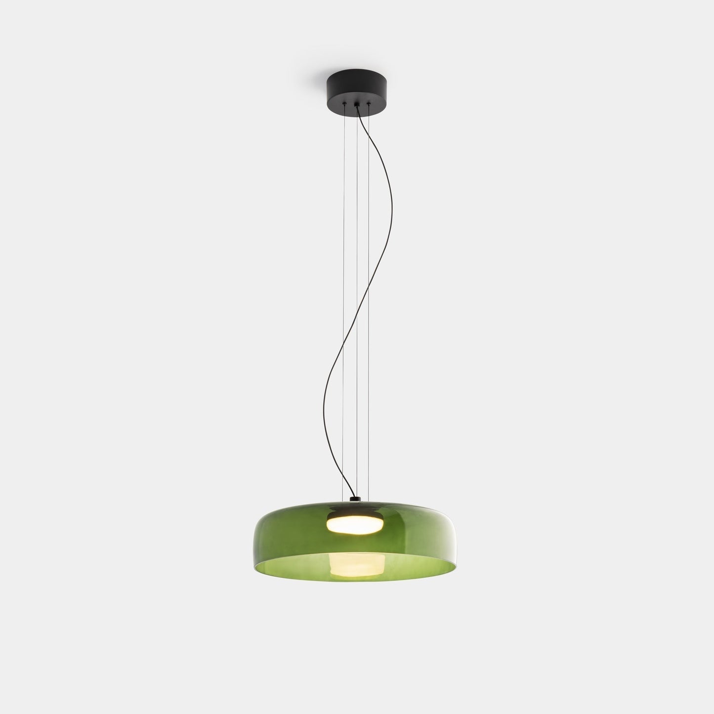 Hanglamp Glas Nordisch Design Gelaagd 1 2 3 Niveaus Oranje Groen Grijs Eetkamer Keuken Woonkamer Pendellamp Warm Licht LED Verstelbaar
