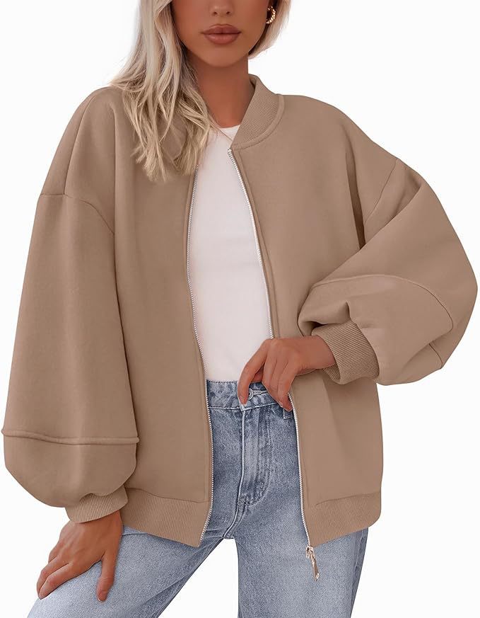 Dames Bomberjack Oversized Sportieve Ritsjas