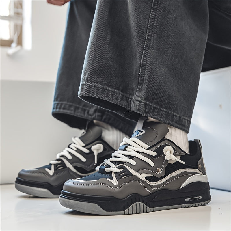 Heren Skateschoenen Met Veters en Antislipezool