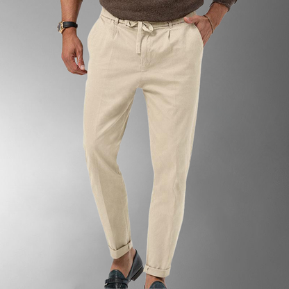 Linnen Broek Zomerkleurig Comfortabel Licht
