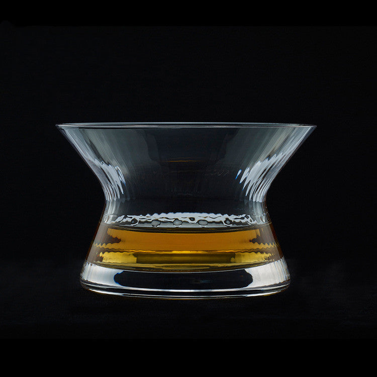 Kristalglazen Whiskeyglas met Trechterdesign 170ml voor Aromatische Ervaring | Handgemaakt Japans Drinkglas met Houten Kist | Premium Whiskyglazen Set voor Kenners Liefhebbers Cadeau