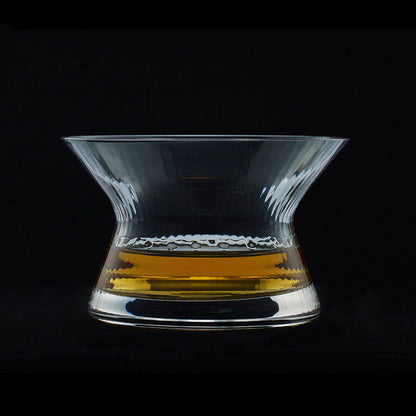 Kristalglazen Whiskeyglas met Trechterdesign 170ml voor Aromatische Ervaring | Handgemaakt Japans Drinkglas met Houten Kist | Premium Whiskyglazen Set voor Kenners Liefhebbers Cadeau