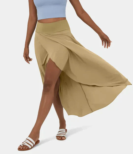 Vrouwelijke Jurk Lange Rok Comfortabel Gemakkelijk Zitten