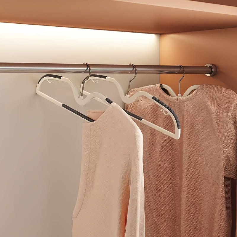 Ruimtebesparende Kledinghangers Antislip Draaibare Haak Compacte Garderobe Organisatie Korte Hals Hangertjes Set Slimdoorns voor Shirts Jurken Blouses Overhemden