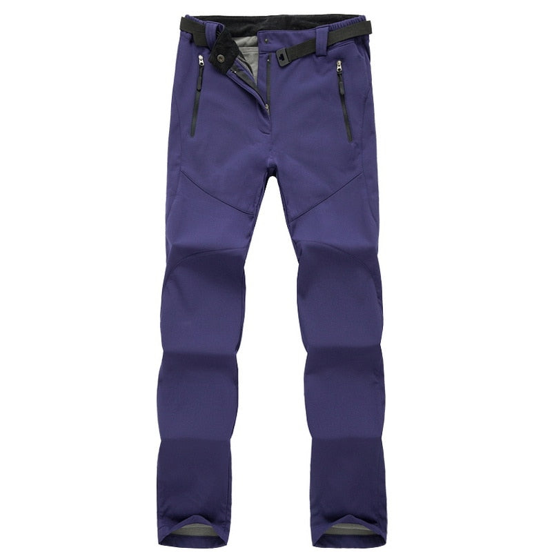Wandelbroek Dames Waterdicht met Fleece en Stretch