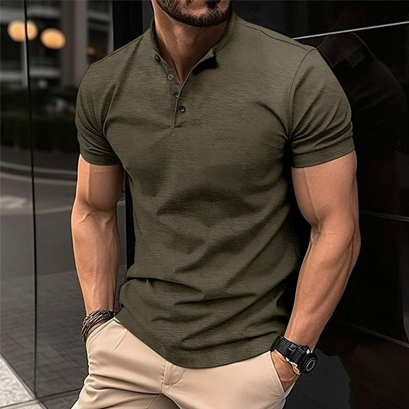 Klassieke Heren Poloshirt van Katoen Brio Stijl - StudioMarella