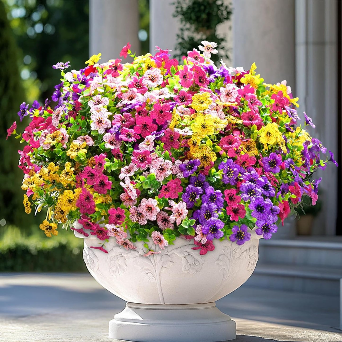 Kunstbloemen UV-Bestendig Gekleurd Binnenbuiten 120-480 Stuks Kleurvastheid