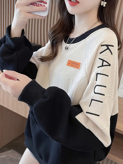 Dames Trui Colorblock Kleurrijk Modern Designer