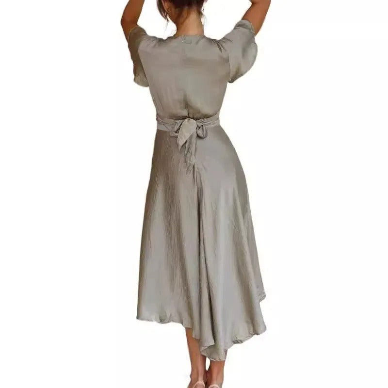 Midi Jurk Elegante Filippa Voor Vrouw
