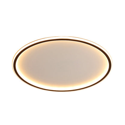 Moderne Plafondlamp Aluminium LED Rond Zwart 40/50/60cm Dimbaar met Afstandsbediening Scandinavisch Design